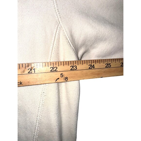 Pug Mom White Sweatshirt 2XL Independent Trading Company Cotton Blend Crewneck M - Picture 5 of 7